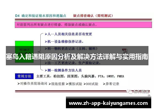 塞鸟入籍遇阻原因分析及解决方法详解与实用指南